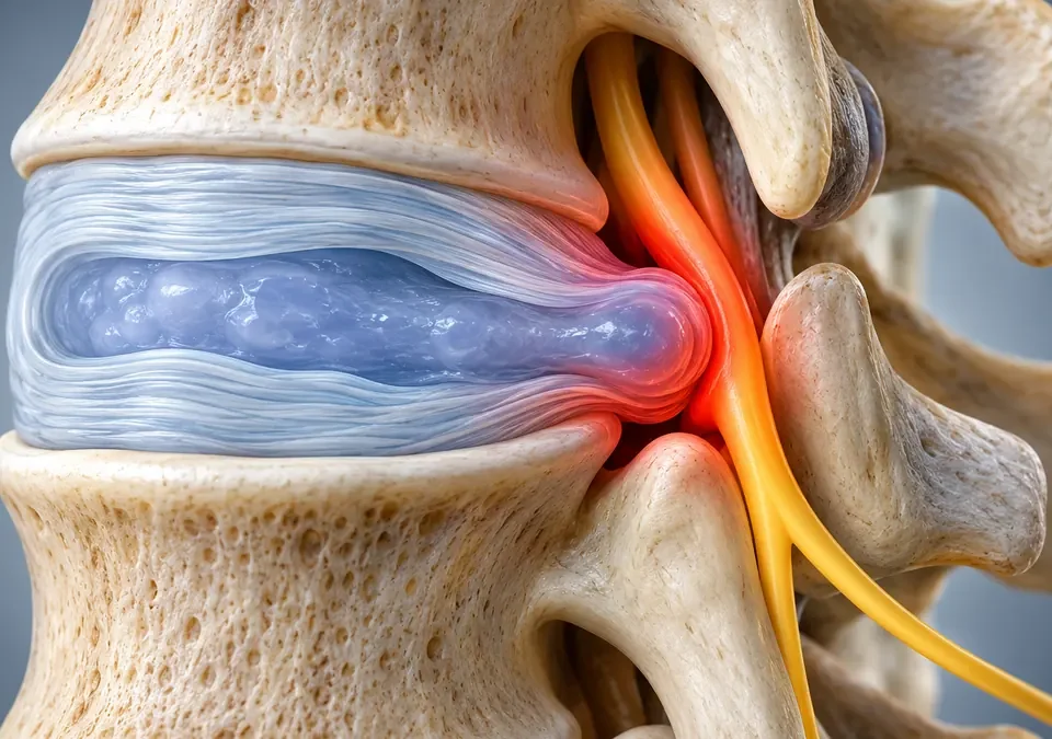 hernia medzistavcovej platnicky